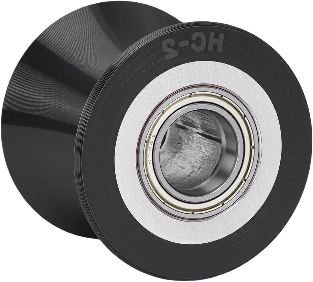 Lagerkatrolwiel - Vervangend wiel - Fitnessapparaten - Duurzaam materiaal - 62 mm - Zwart