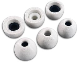 Memory Foam Oordopjes Vervanging voor Raycon De Dagelijkse Bluetooth Draadloze Oordopjes & Tribit FlyBuds C1 Wit Oortelefoon Oordopje Oor Tips
