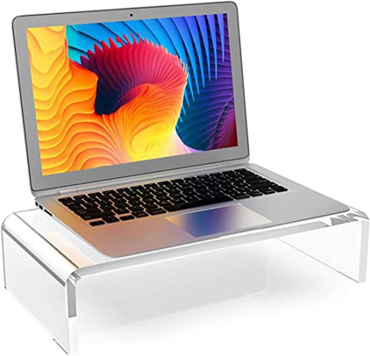 Monitor Stand - Laptop Riser - Bureau Organisatie - Ruimte Besparend Ontwerp - Niet Gespecificeerd - Transparant
