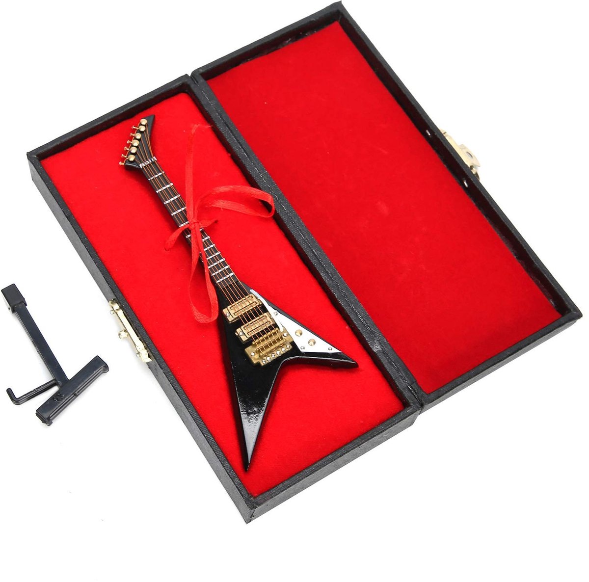 Dailygoods- Miniatuurmodel Gitaar - Decoratief Ornament - Muziekinstrument - Verzamelobject - Huisdecoratie - Hoogwaardige Details - Miniatuurgitaar