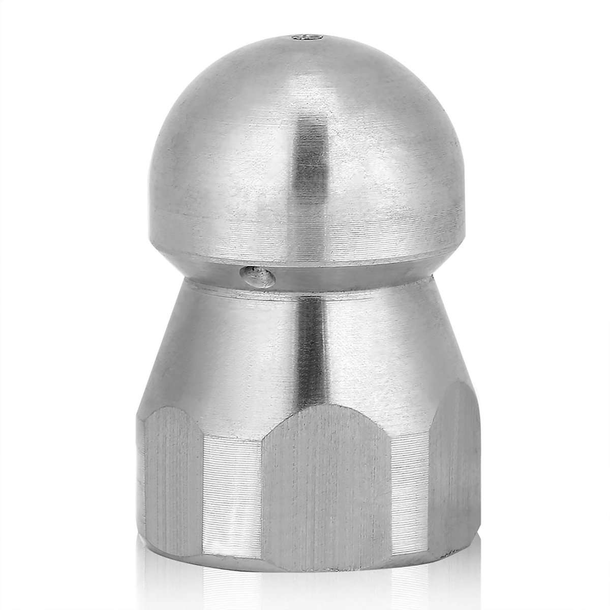Dailygoods- Mondstuk Hogedrukreiniger - Afvoer Jetter - Drain Cleaner Nozzle - Slijtvast - Roestvrij Staal - Energiebesparend - Sproeikop