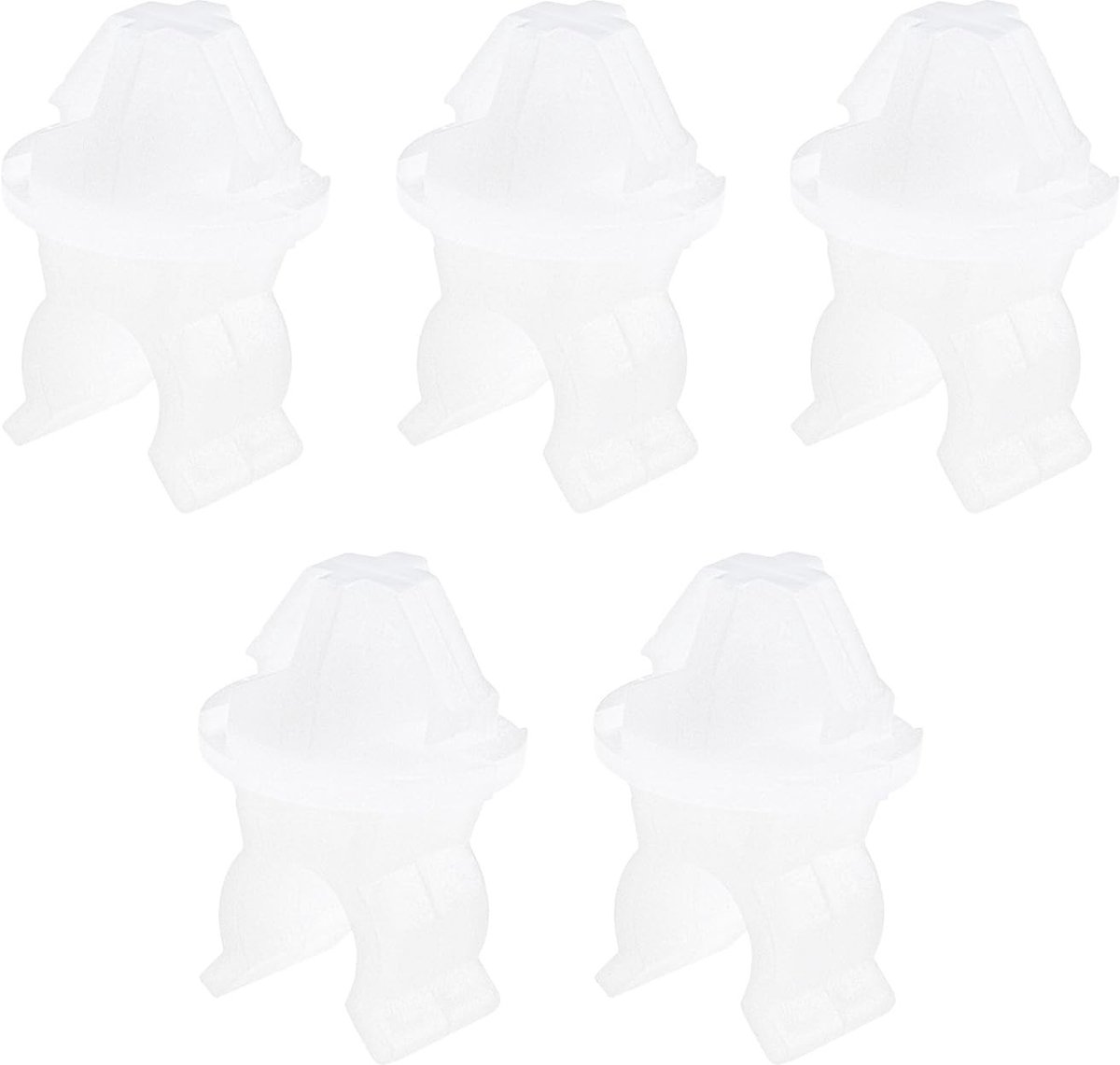 Dailygoods- Motorkapsteun 5 Stuks - Duurzame Kunststof - Compatibel met Mitsubishi Lancer/Mirage/Outlander - Afmetingen 1,74 x 2,5 cm - Installatiegat 13,6 mm - OE MR523317 - Motorkapclip