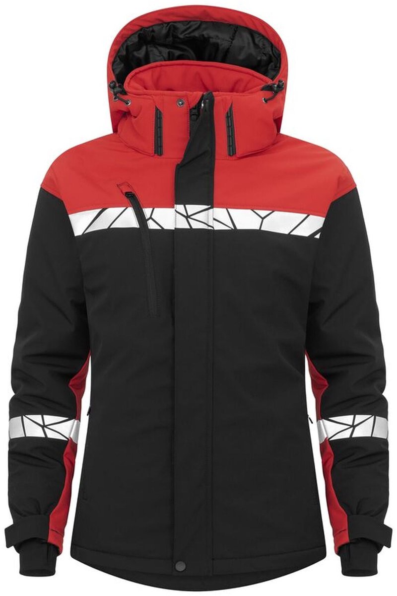 ProJob 7418 GEVOERDE SOFTSHELL JAS DAMES 647418 Zwart