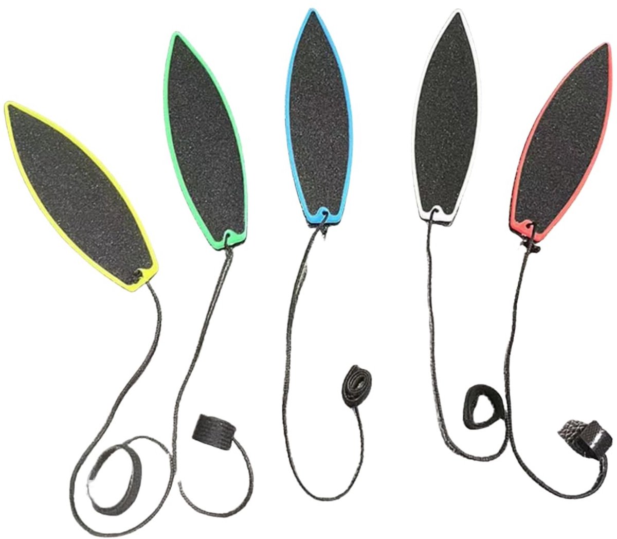 Dailygoods- Vingerboard Set van 5 - Mini Surfboards - Kunststof - Duurzaam - Geschikt voor Vingers - Afmetingen 10 x 3 cm - Vingersurfboard