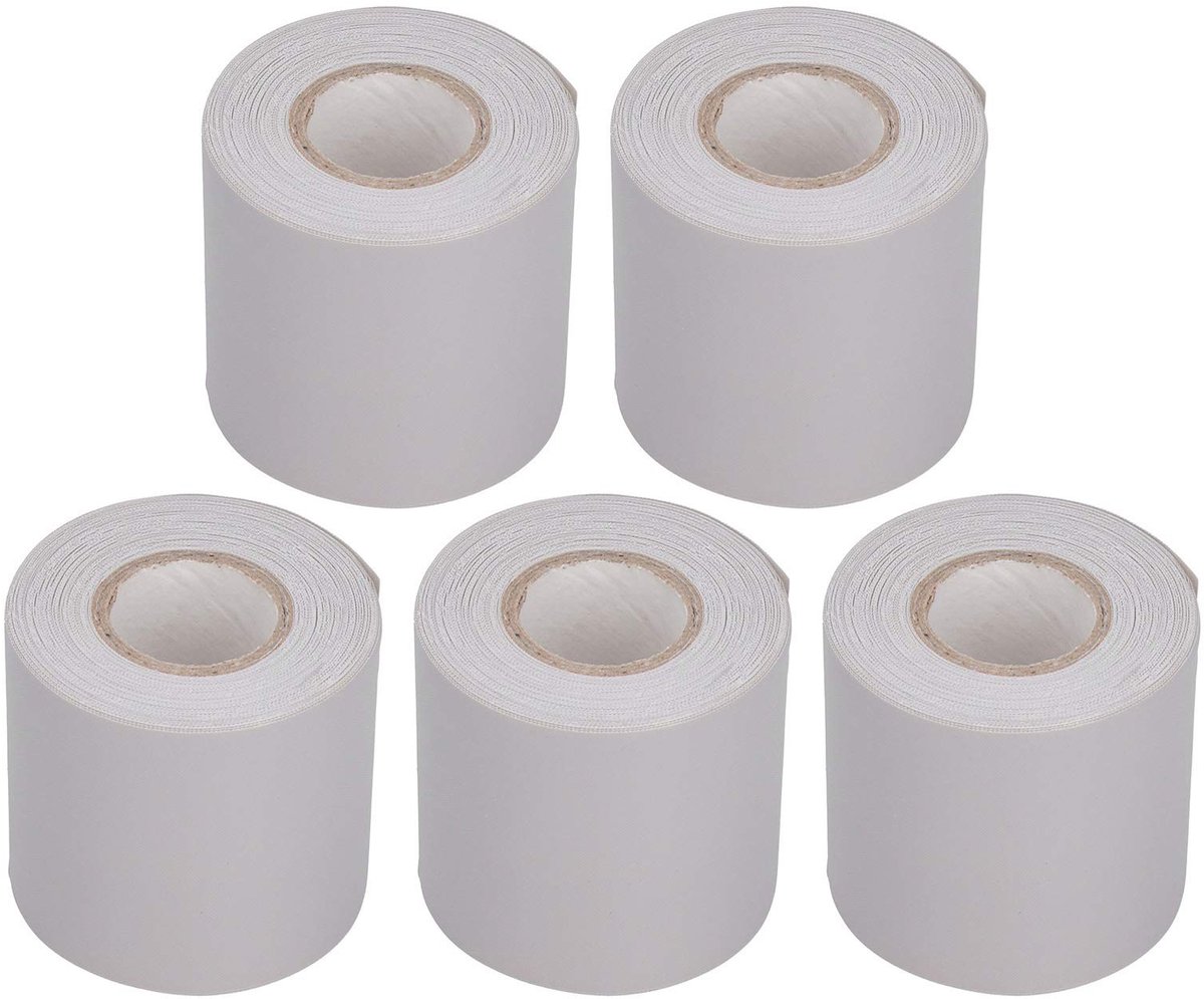 Dailygoods- Pijp Tape Oliebestendig - 5 Rollen - 6 Cm Breedte - PVC - Vlamvertragend - Milieuvriendelijk