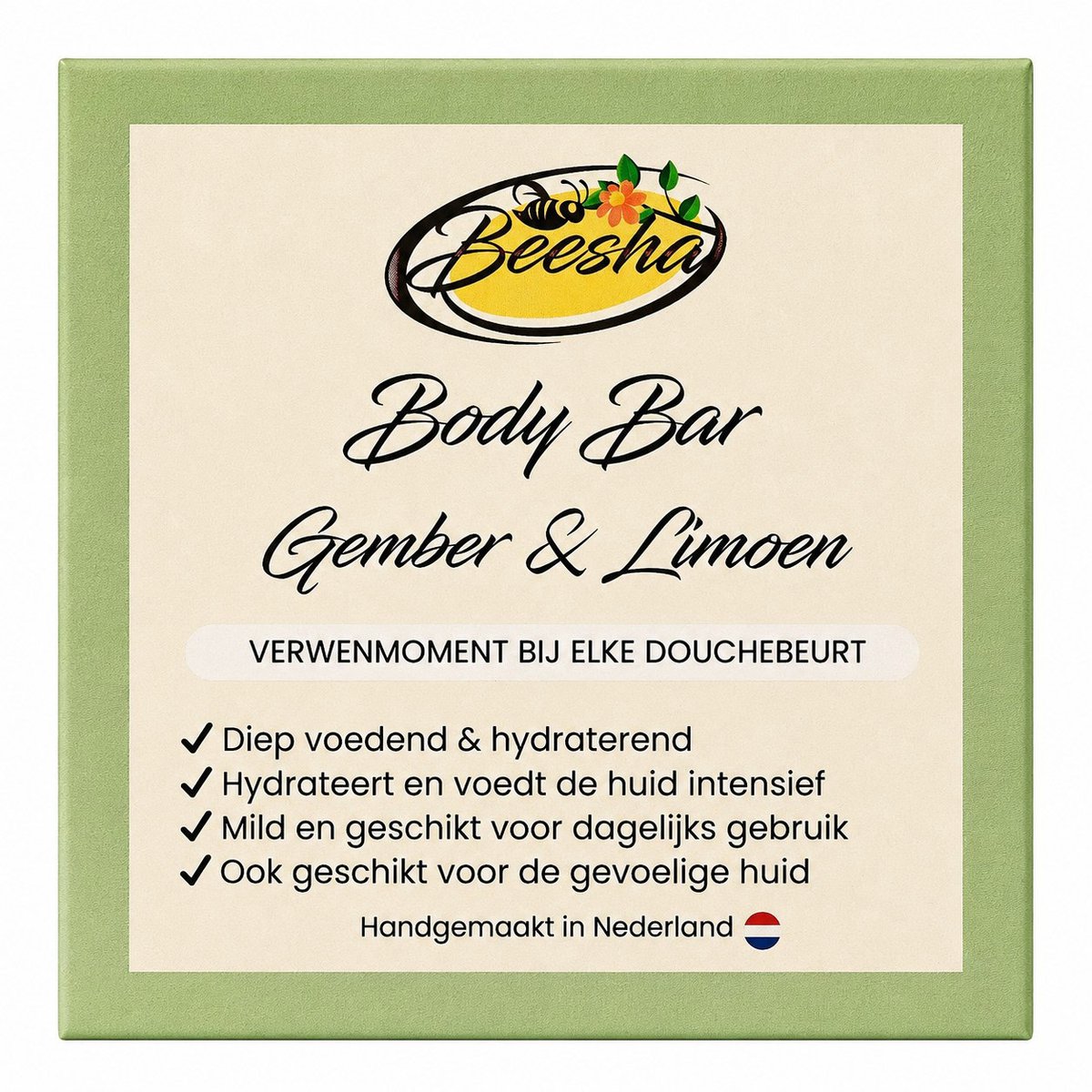 Beesha - Body Bar Gember & Limoen