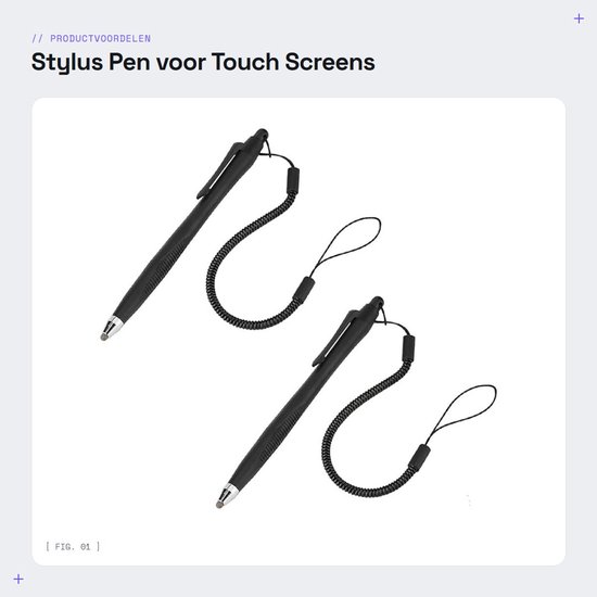 Dailygoods- Stylus Pen Hoge Resolutie - Touchscreen Pen - Drukgevoelig - Geschikt voor Telefoon/Tablet - Schrijven/Tekenen - Soepel Gebruik - Digitale Pen — afbeelding 5