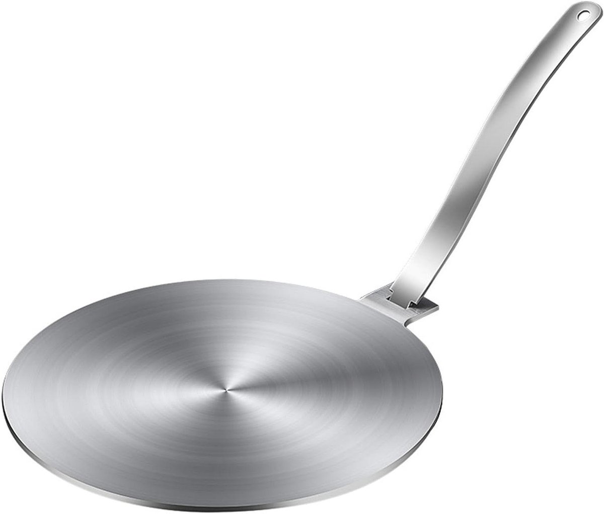 Inductiekookplaat - Draagbare kookplaat - Snel Koken - Gelijkmatige Warmte - 26.8 cm - Zilver