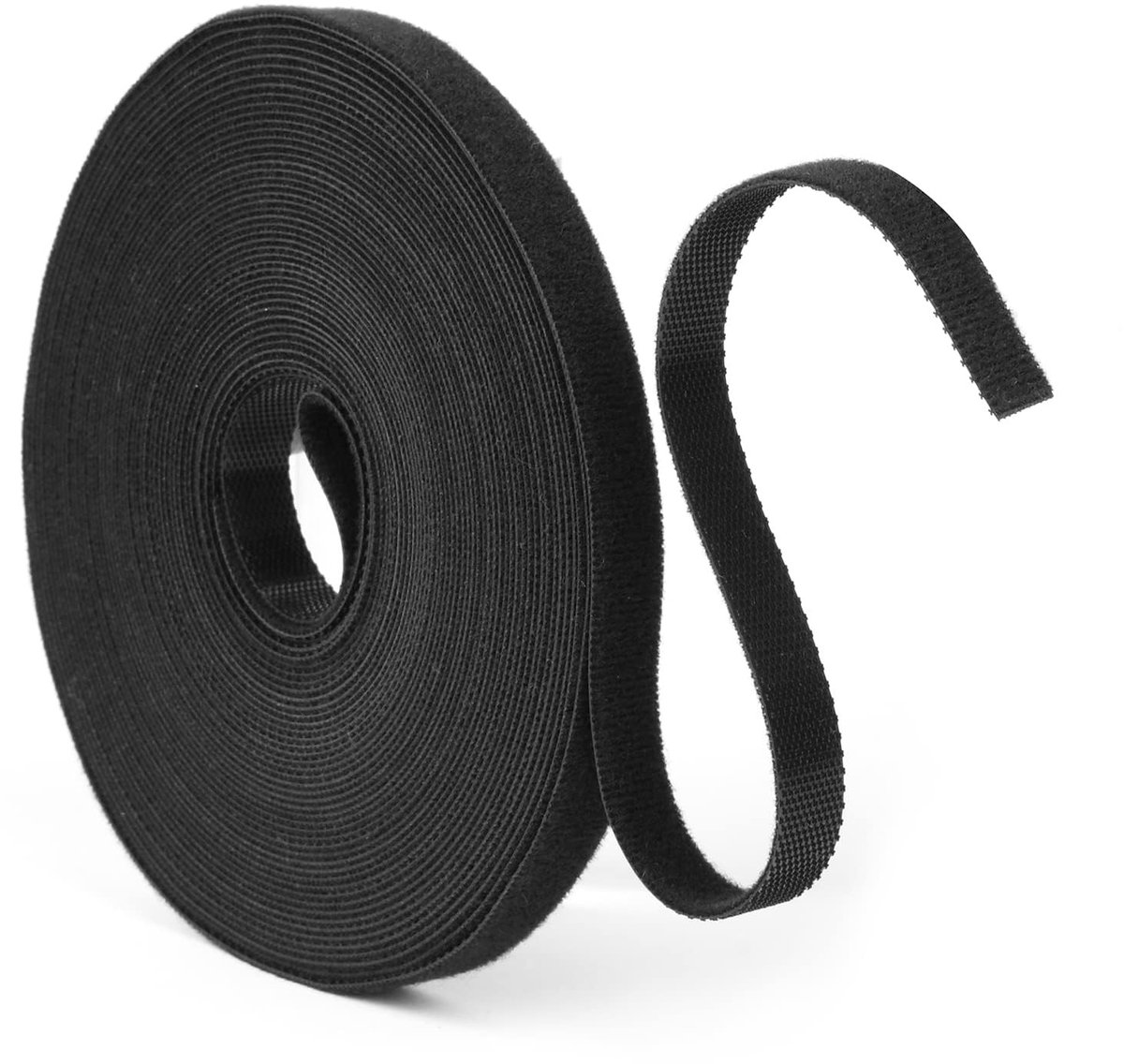 Dailygoods- Bevestigingstape - Zelfklevend Klittenband - Kabelbinders - Herbruikbaar - Nylon - 10 mm x 10 m