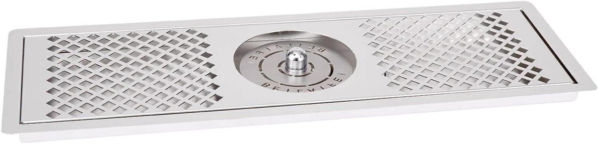 Glazen Spoelmachine Bekerreiniger Bar Snel Glazen Reinigen 304 Roestvrijstaal 60 x 20.5 cm Zilver