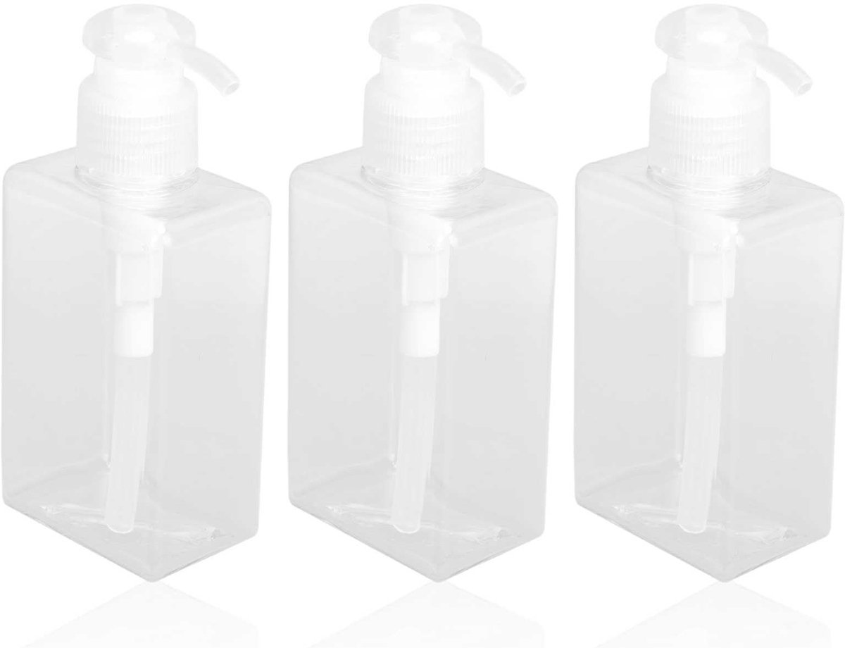 Dailygoods- Zeepdispenser 150 ml - Zeepdispenser Keuken - Zeepdispenser Badkamer - Pompflesje Leeg Navulbaar - Lichtgewicht - Grote Capaciteit - Pompfles