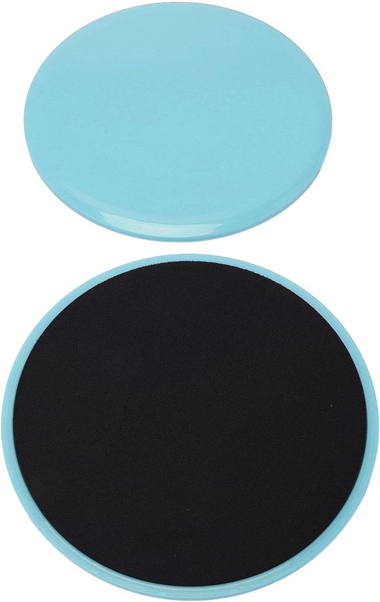 Core Sliders - Glijdende Schijven - Full Body Workout - Activeert Kernspieren - 2 stuks - Blauw