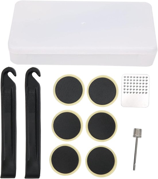 Fietsband Reparatieset - Bandenplak set - Onderweg Repareren - Zonder Lijm - Compact formaat - Multicolor van Merkloos — afbeelding 5