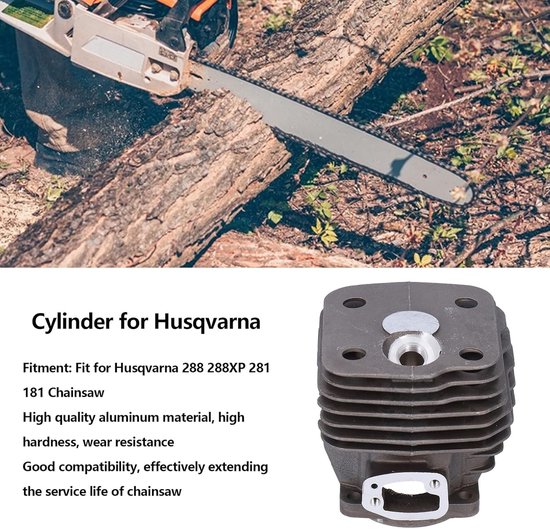 Cilinder Zuiger Kit - Kettingzaag Onderdelen - Motor Reparatie - Directe Vervanging - 54mm Diameter - Aluminium — afbeelding 2