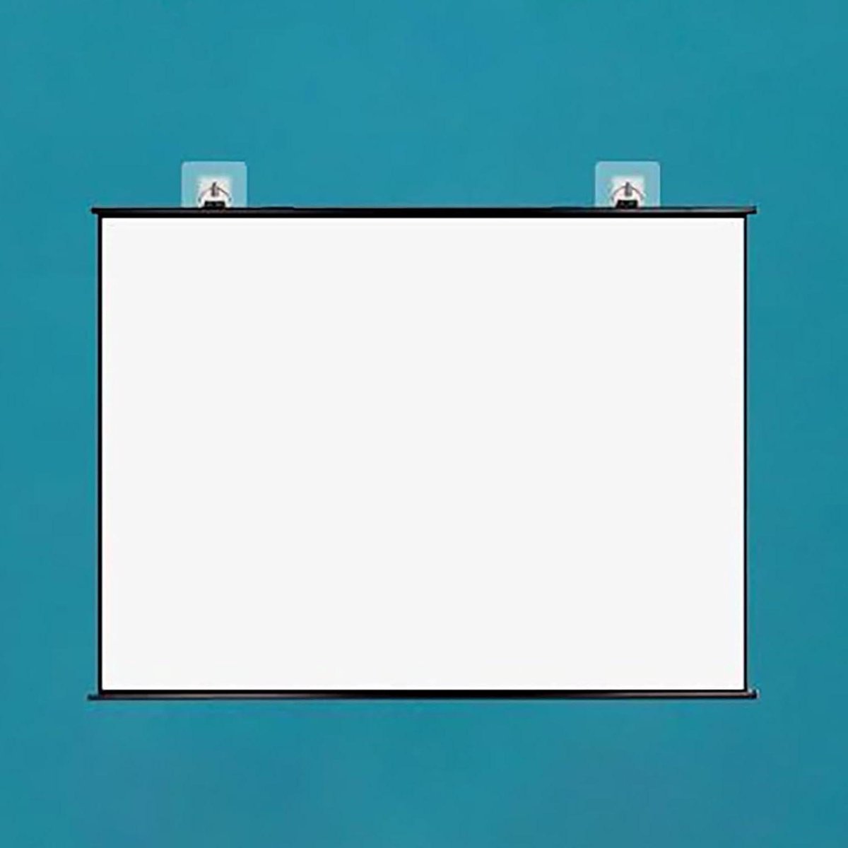 Projectiescherm - Scherm Rolbaar - Thuisbioscoop Presentatie - Mat Wit Glasvezel - 72 inch - Wit