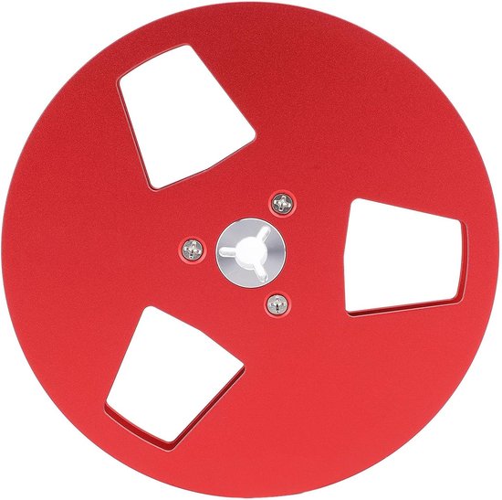 Lege Opnamespoel - Spoel Reel - Muziek Opnemen - Aluminium Flenzen - 5 Inch - Rosso — afbeelding 3