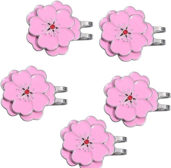 Ball Marker Hoed Clip - Bloemvorm Clip - Golfen - Sterke Magneet - 35 x 32 cm - Blossom — afbeelding 2