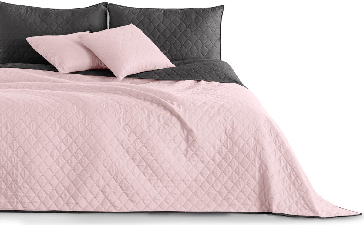 Dailygoods- Beddensprei Dubbelzijdig - Onderhoudsarm - Gewatteerd - Polyester - Duurzaam -