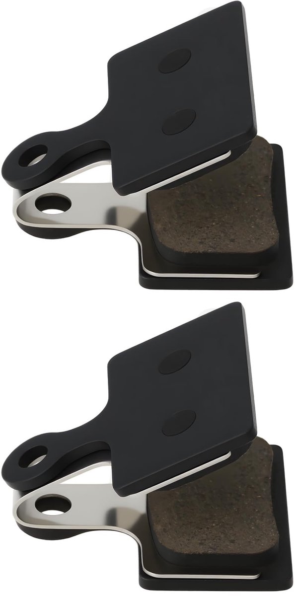 Dailygoods- Remblokken K05S-RX - Compatibel met Shimano - 2 Paar - Composietmateriaal - Antivibratie - Zwart - Fietsremmen