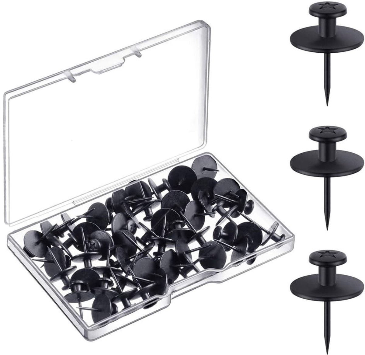 Dailygoods- Schilderijspijkers 50 stuks - Ophanghaken voor schilderijen - Wandhaken voor spiegels - Zelfklevend - Eenvoudig te installeren - Hoogwaardig metaal
