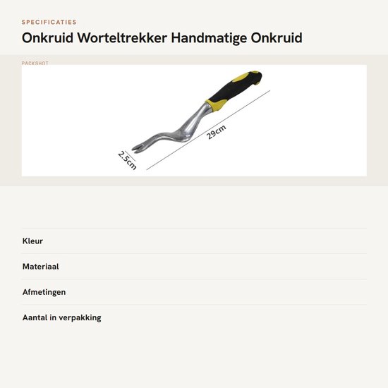 Handmatige Onkruid Worteltrekker Tool voor Paardebloem Verwijderen - Y-Vorm Wortel Onkruid Vork met Handleiding — afbeelding 2