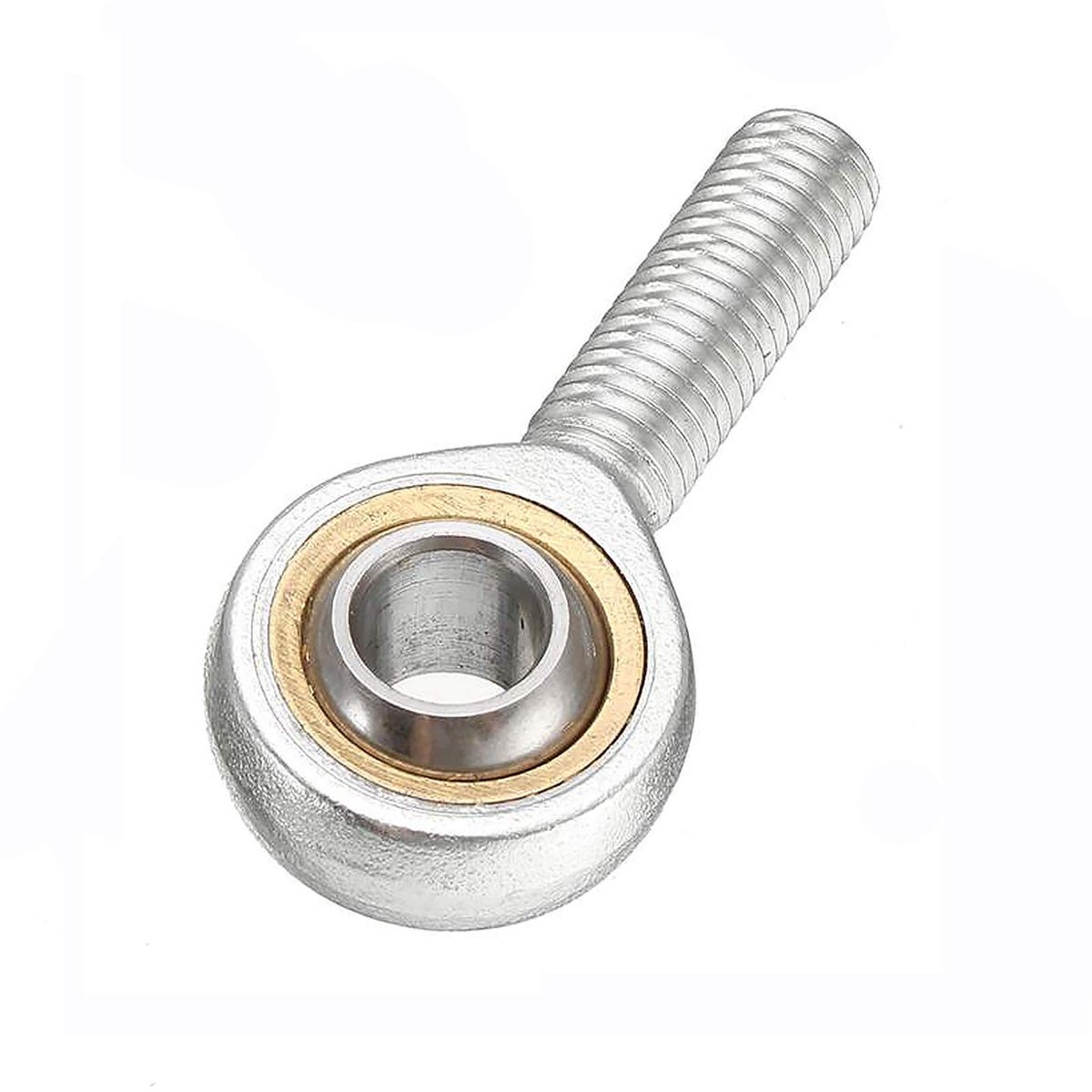 Dailygoods- Staafeinde Zelfsmerend - Mannelijke Draad - 10mm Binnen Diameter - Dragend Staal - Hoge Belastbaarheid - Geschikt voor Hydraulische Cilinders - Lager