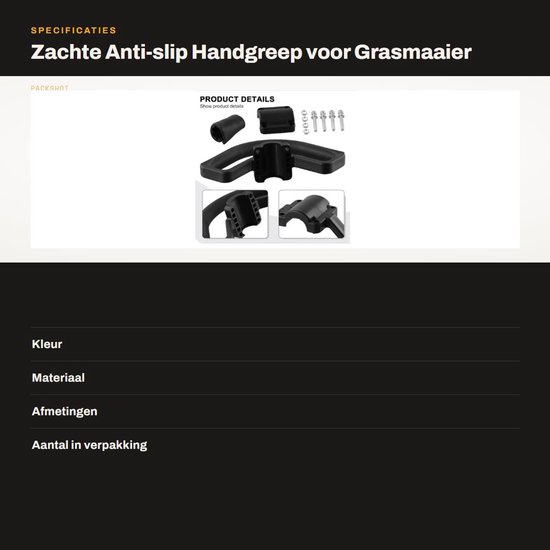 Zachte sponshandgreep voor grasmaaier- tuinbosmaaier- strimmer- schokabsorberende handgreep- tilhandgreep van Merkloos	 — afbeelding 3