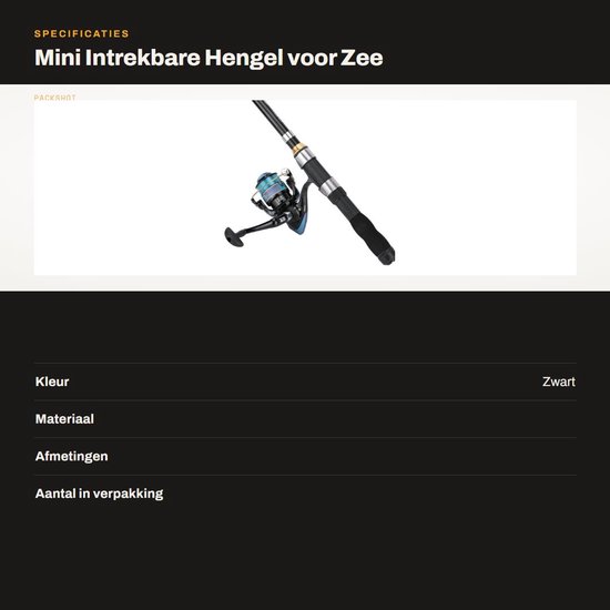 Dailygoods- Hengel Intrekbaar 2.1m - Roestvrij Staal - Draagbaar - Antislip Handgreep - Voor Zee/Zoutwater en Zoetwater Vissen - Stevig en Duurzaam - Visstok van Dailygoods — afbeelding 2