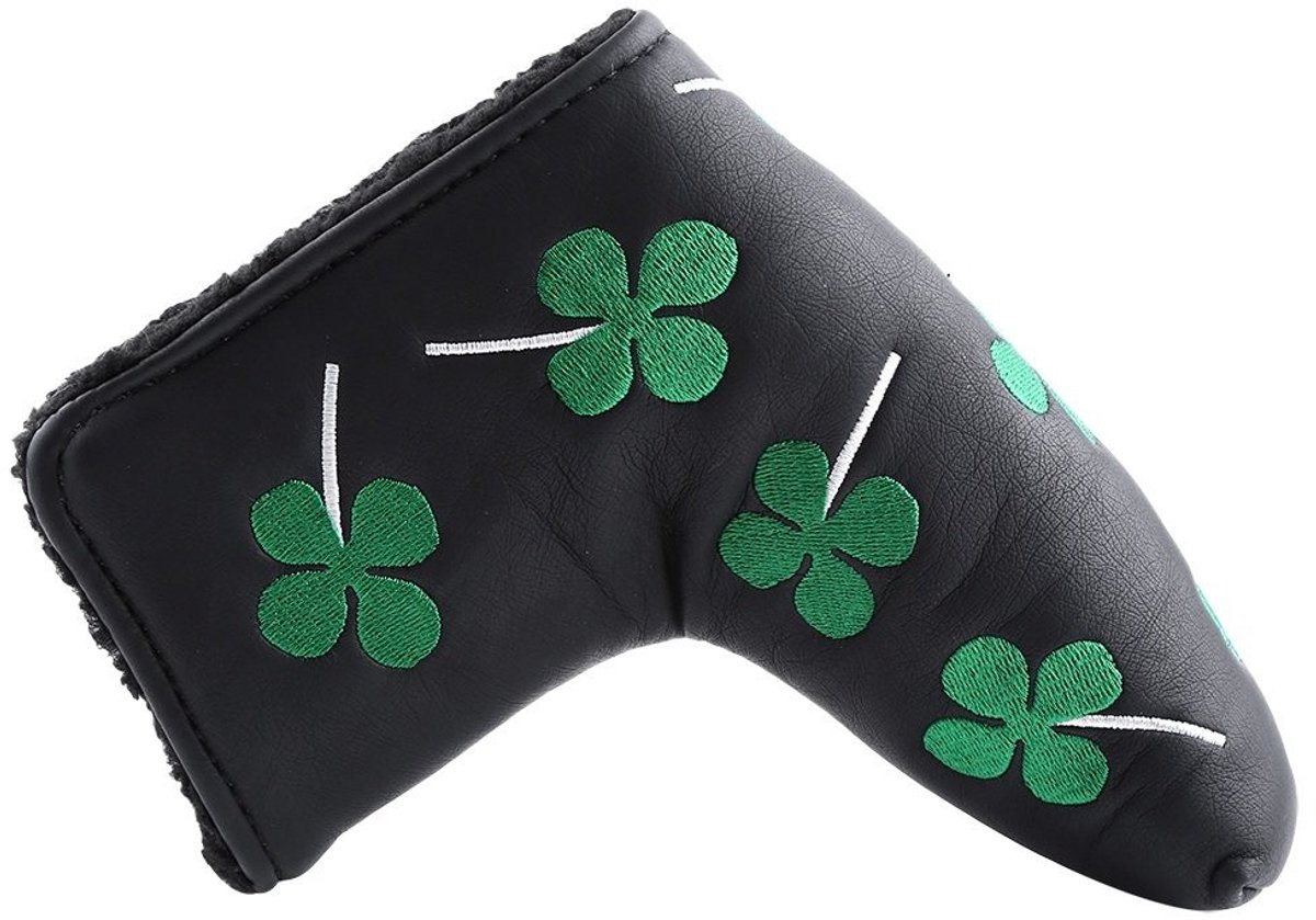 Dailygoods- Putter Cover PU - Golf Headcover - Blade Cover - Zwart - Lichtgewicht - 17,5 cm x 15 cm - Golfclubhoes
