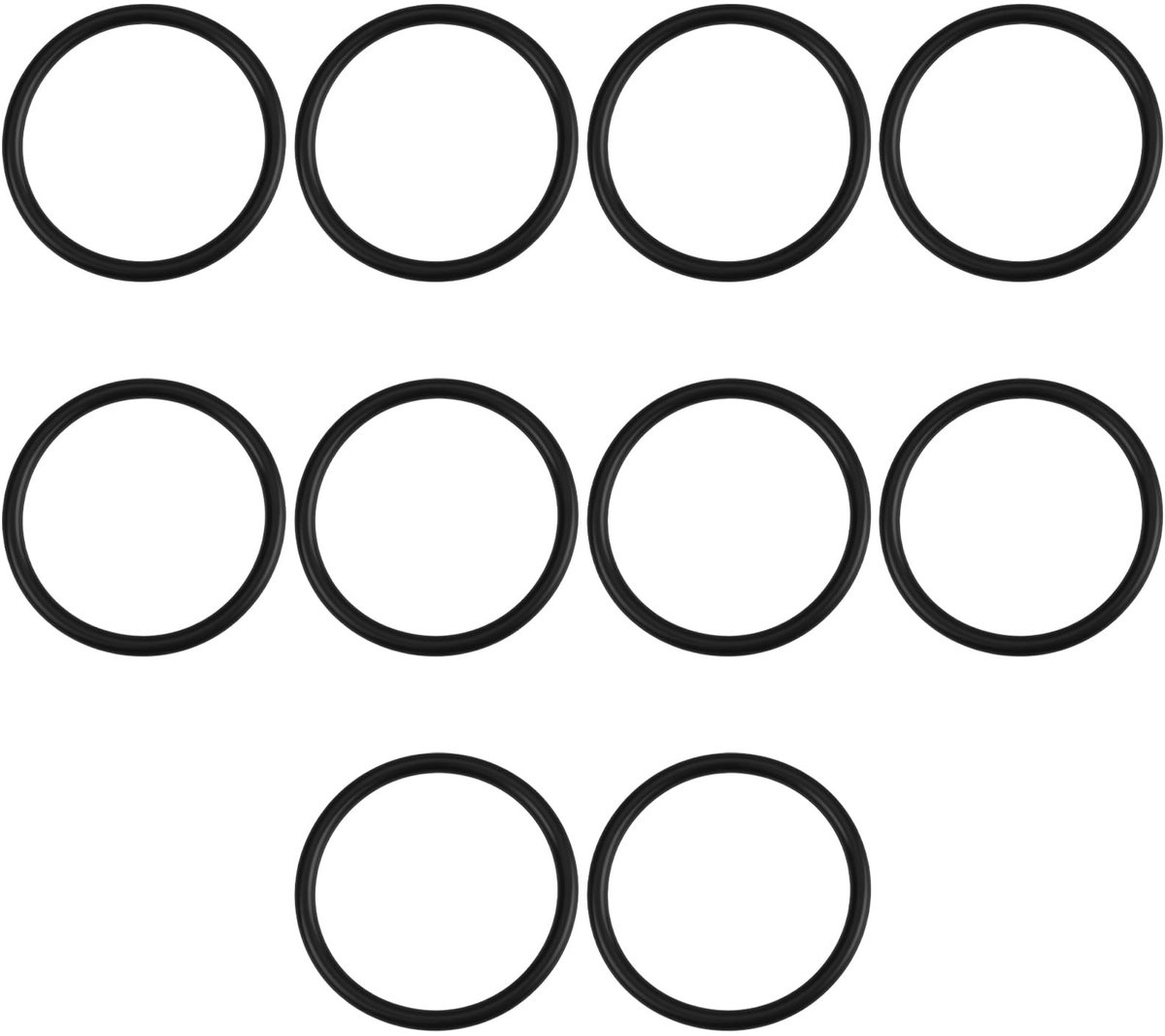 Dailygoods- O-ring 42x3.1mm - 10 Stuks - Vervanging L60085 - Rubber - Compatibel met John Deere 2040S/2140/2750 - Lange levensduur - Afdichtring