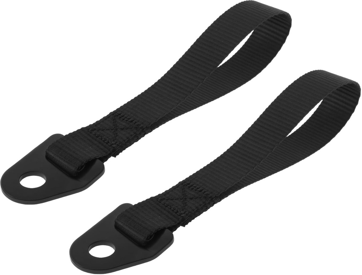 Dailygoods- Deurgreep Ergonomisch 22 cm - Handgreep - Deurknop - Deurgreep Zwart - Motorsport - Lichtgewicht Upgrade - Deurgreepstraps