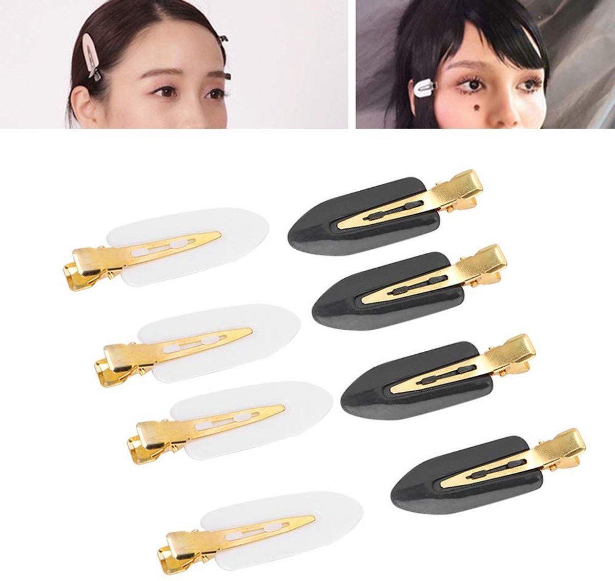Dailygoods- Haarspeldjes 12 Stuks - Naadloos - Kreukvrij - Duurzaam - Voor Hairstyling - Geschikt voor Make-up - Haarclips