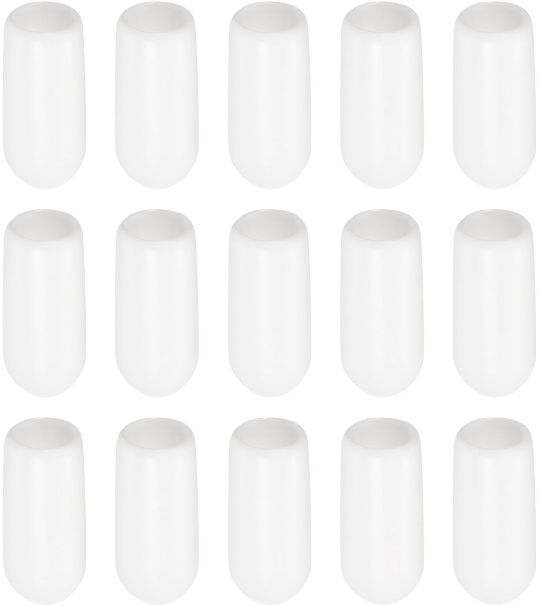 Dailygoods- Schroefdraad Protector Rubberen Eindkappen - 20 Pack - 7 mm Binnendiameter - Slijtvast - Stofisolatie - Roestpreventie - Eindkap