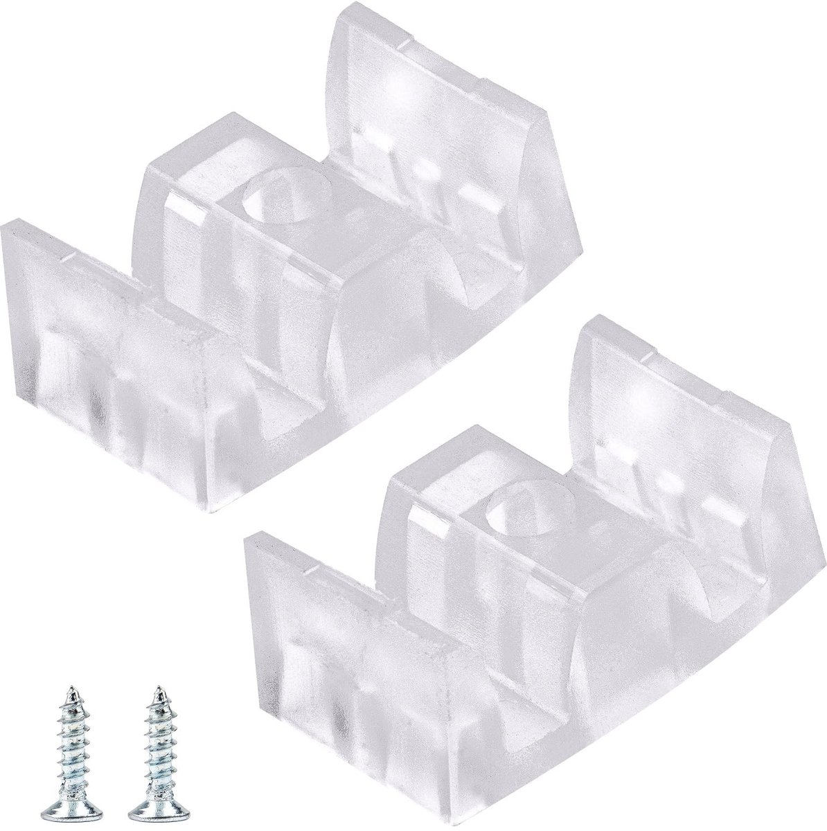 Dailygoods- Douchedeur Stopper 2 Stuks - Anticollisie Blokken - Flexibel Silicoon - Geschikt voor Glazen Douchedeuren - Eenvoudige Installatie - Bescherming voor Douchedeur - Douchedeurbuffer