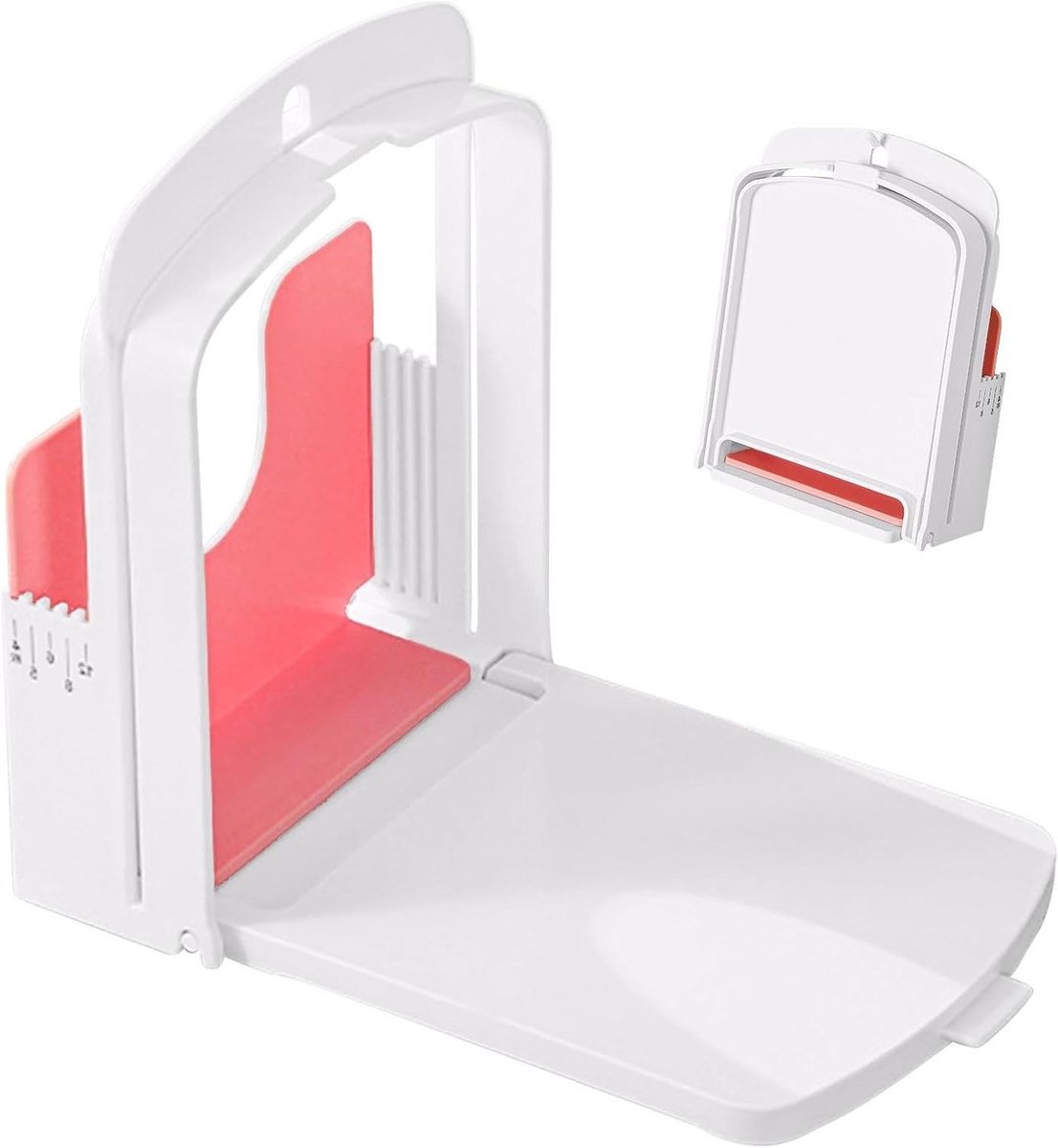 Brood Snijmachine Brood Snijder Perfect Brood Snijden 5 Verstelbare Maten 20x15x6 cm Wit