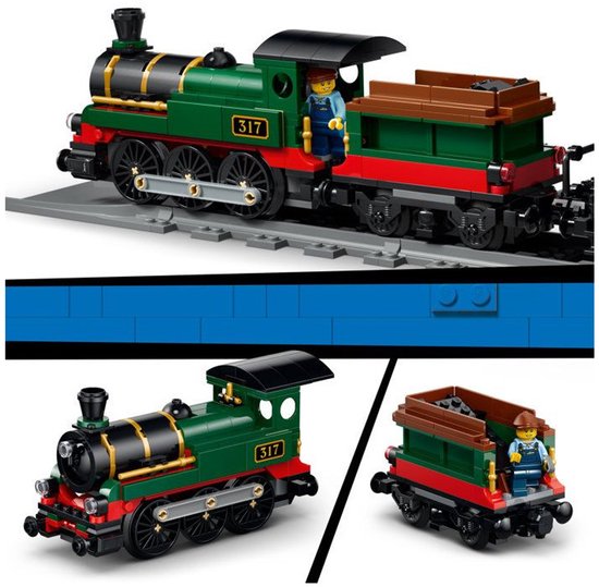 LEGO City Vintage Stoomtrein Trein Speelgoed voor Kinderen van 7 Jaar en Ouder - 60511