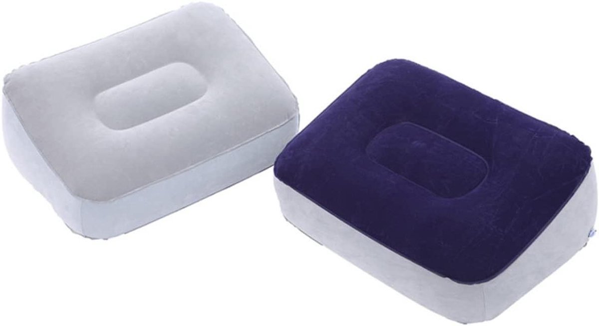 Opblaasbare Voetsteun - Kussen Kinderen - Comfortabel Rusten - Huidvriendelijk PVC - 38 x 29 cm - Zoals getoond