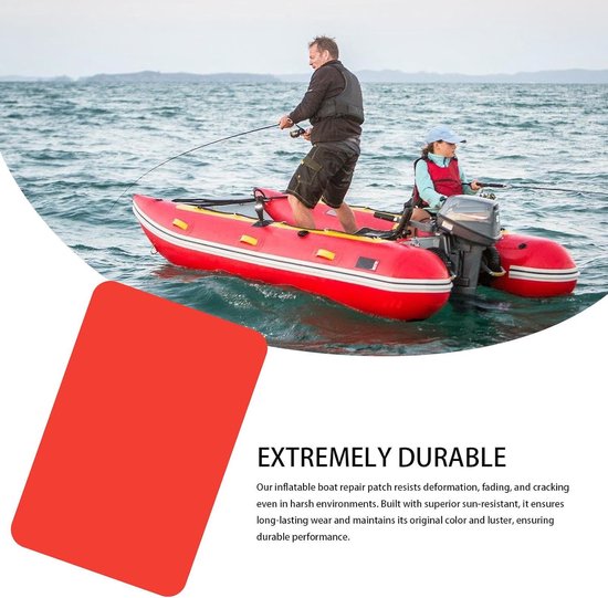 Reparatieset Opblaasbaar - Boot Pleisters - Waterdicht Maken - Duurzame Afdichting - 2 Stuks - Meerdere Kleuren — afbeelding 4