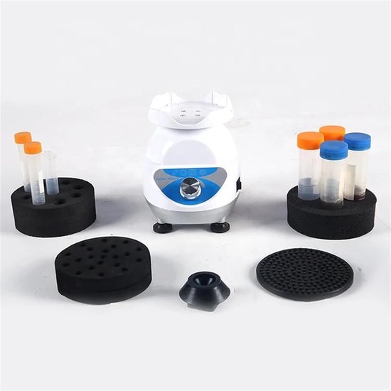 Laboratoriummixer, JC-25 Laboratorium Vort-ex Mixer Shaker Verstelbaar for Meerdere Buizen for Het Schudden, Mengen En Roeren Van Monsters Fabrieksprijs — afbeelding 4