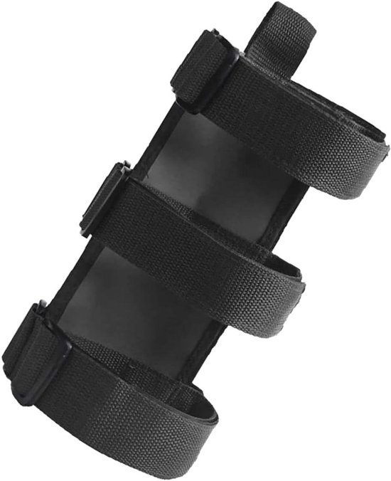 Brandblusser Houder - Bevestigingsband Voertuig - Veilige Opslag Auto - Sterke Klittenbandsluiting - 40 x 23 cm - Zwart
