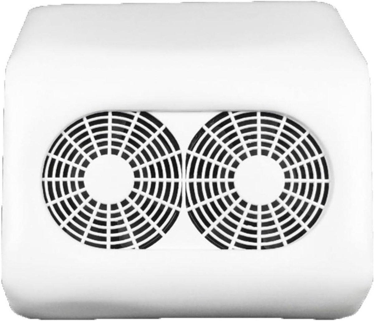 Nail Dust Collector - Manicure Stofzuiger - Nagelstof Afvangen - Krachtige Dubbele Ventilator - 48W Vermogen - Wit