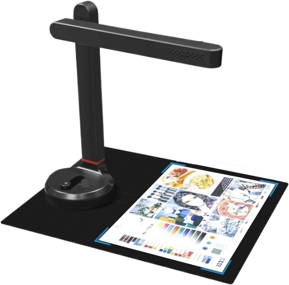 Boek Scanner - Document Camera - Archiveren Documenten - Met LED Lamp - Max A3 Formaat - Zwart