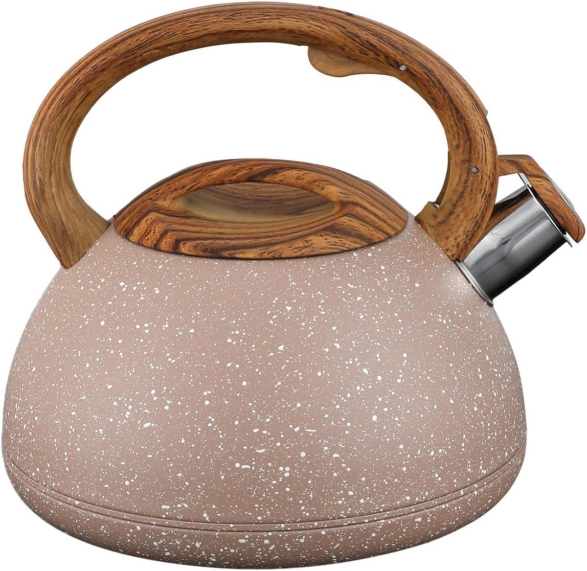 Roestvrijstalen fluitende theepot | 3l kokende theepot | Snel kokend water waterketel, Touch Ergonomische Handvat Teakettle, Fluitende tuit Theepot voor het maken van het een Must-Have Fostovetop