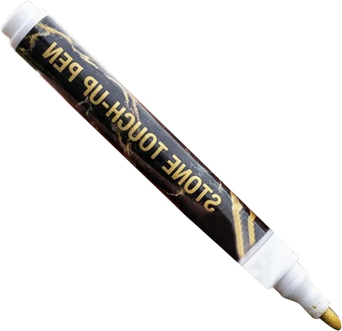 Grafsteenpen - Inscriptie marker - Teksten herstellen - Permanente waterdichte inkt - 16.3 cm lengte - Goud