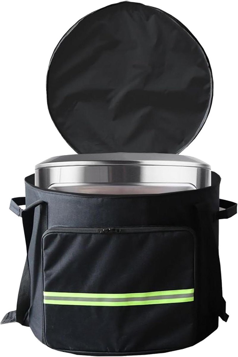 Pizzaoven Draagtas - Ovenhoes - Buiten Koken - Waterdicht Stofdicht - 54x54x40cm - Zwart