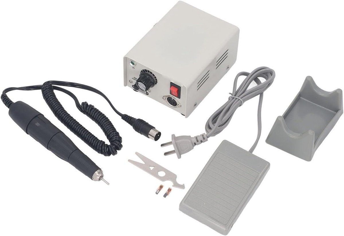 Elektrische Polijstmachine - Micromotor - Precisiewerk - Stabiele Hoge Snelheid - 35000 RPM - Zwart