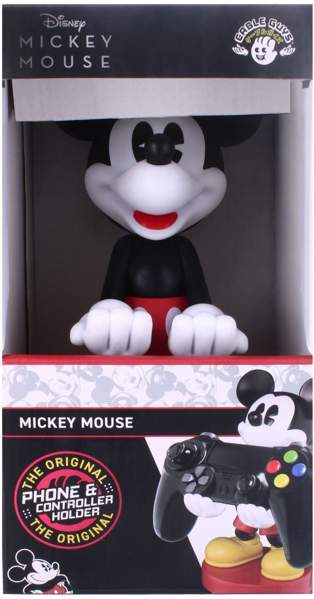 Mickey Mouse - Disney - figurine standaard voor telefoon | controller | oplaadcase (Cable Guys Original) — afbeelding 16