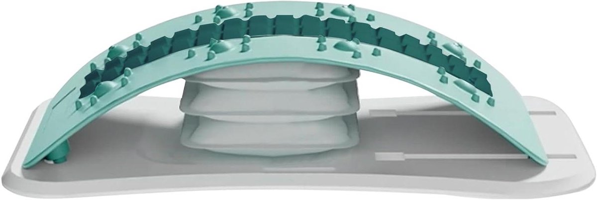 Rugondersteuner Strekapparaat - Wervelkolom trainer - Spierontspanning Bevorderen - Biomimetisch Ontwerp - 415 cm Lengte - Cyaanblauw