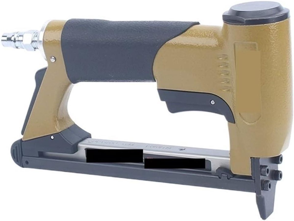 Pneumatische Tacker - Nietpistool Hout - Meubelbouw Decoratie - Verstelbare Diepte - 100 Stuks - Zilver