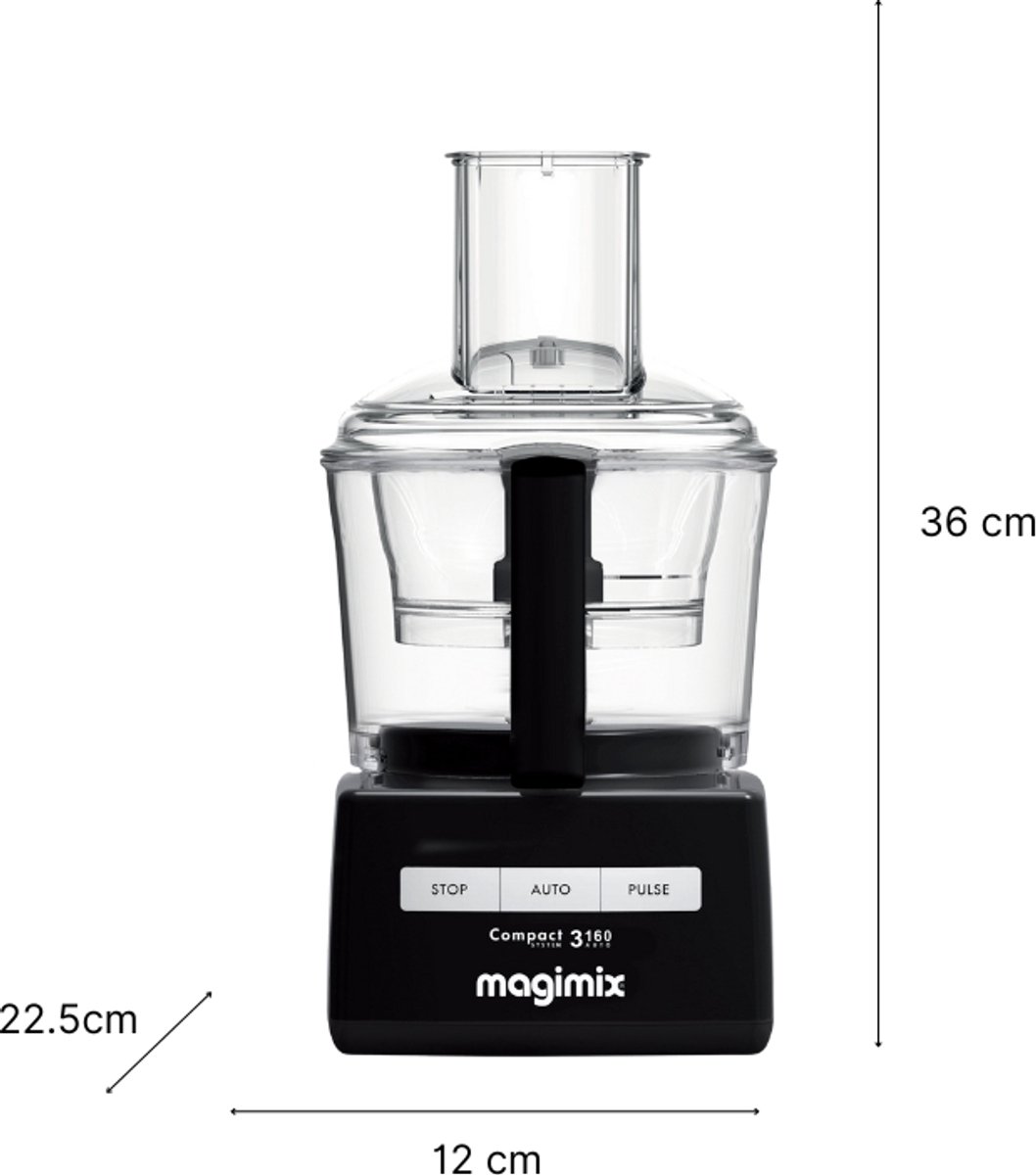 Magimix CS 3160 - Foodprocessor - Keukenmachine - Zwart thumbnail 7